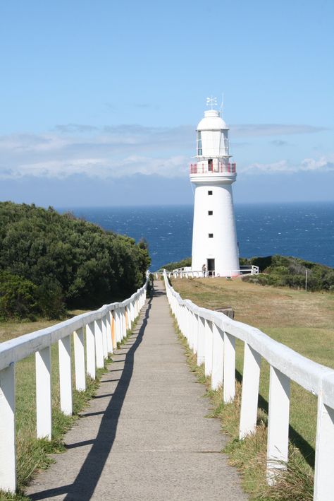 Apollo Bay #Lighthouse http://dennisharper.lnf.com/ Candle On The Water, Apollo Bay, Passport Pictures, Landscape Rock, Lighthouse Lighting, Road Adventure, Lighthouse Keeper, Floating Lights, Beautiful Lighthouse