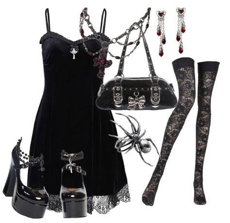 2000s Vampire, Goth Outfit Ideas, Alt Outfits, Goth Girl, Alt Fashion, Swaggy Outfits, Gothic Outfits, Goth Outfits, Alternative Outfits