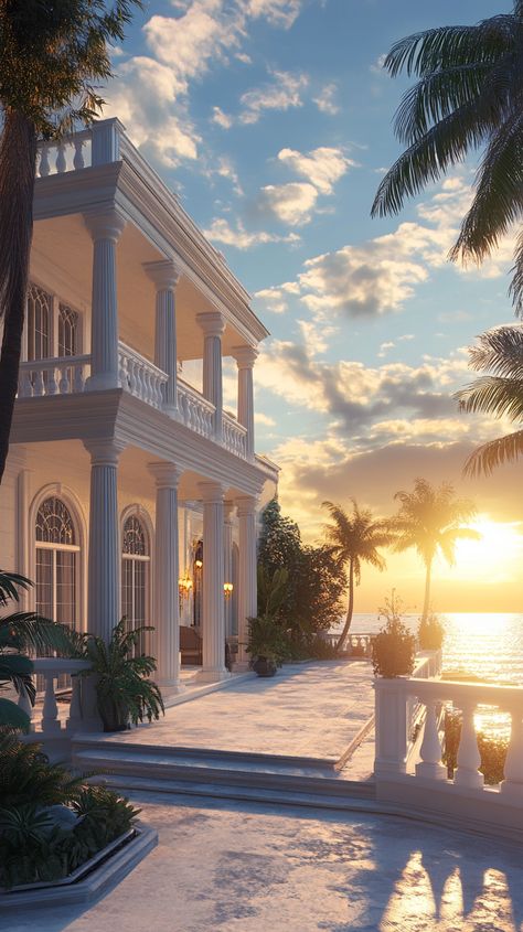 Oceanfront Mansion, Living By The Sea, White Mansion, Bella Vista, Interior Trend, House And Home Magazine, Dream Decor, By The Sea, Luxury Living