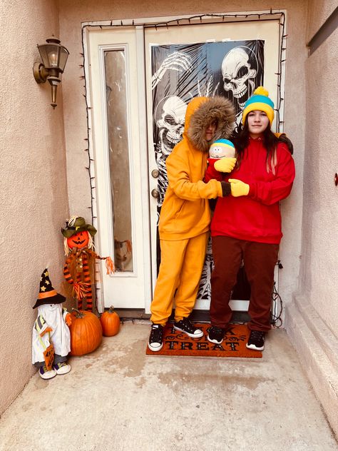 Couple Halloween Costumes South Park, South Park Couples Costumes, Kenny Mccormick Costume, Kenny Halloween Costume, Kenny South Park Costume, Eric Cartman Costume, Cartman Halloween Costume, Southpark Costume, Kenny Costume