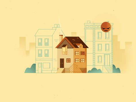 House Illustrations, Human Sketch, Motion Graphics Gif, Motion Graphics Inspiration, Motion Design Video, Intro Video, 2d Design, House Illustration