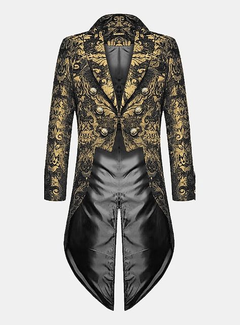 Victorian Steampunk Men, Lefou Costume, Gothic Plus Size, Men Steampunk, Steampunk Coat, Trench Coat Vintage, Vampire Gothic, Medieval Cosplay, Steampunk Jacket