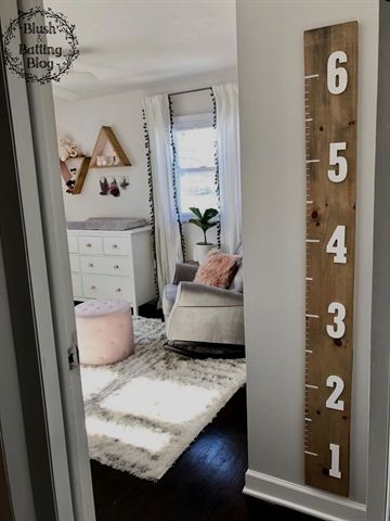 Growth Ruler, Kid Decor, Baby Sleep Problems, Nursery Baby Room, Growth Chart, Baby Bedroom, Cool Ideas, Nursery Inspiration