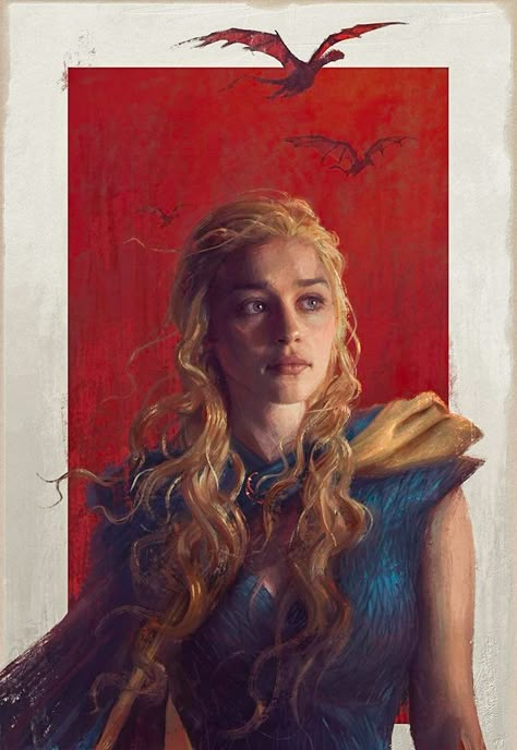 Got Daenerys Fanart, Game Of Thrones Daenerys Fanart, Game Of Thrones Painting Ideas, House Of Dragon Drawing, Daenerys Targaryen Art Fanart, Game Of Thrones Art Illustration, Daenerys Targaryen Illustration, Daenerys Drawing, Daenerys Wallpaper