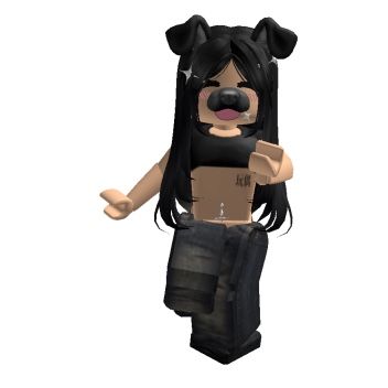 Roblox Avatars Without Headless Ideas, Cute Roblox Characters, Black Hair Roblox Avatar, Dh Pick Me Avatar, Roblox Avatar With Head, Roblox Black Avatar, Roblox Outfits No Headless, Roblox Y2k Outfits Without Headless, Copy And Paste Latina Roblox Outfit