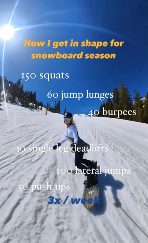 Skier Workout, Snowboarding Layers, Snowboarder Workout, Snowboarding Gear Womens, Ski Workout Training, Snowboard Workout At Home, Ski Season Workout, Snowboarding Workout, Snowboarding Hair