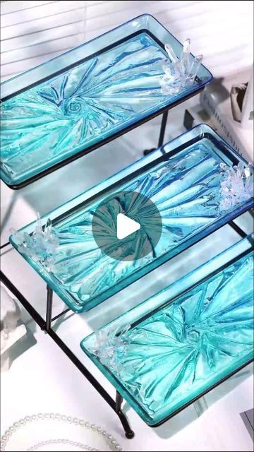 Resin Texture, Resin Artwork, Metal Stand, Resin Molds, Exciting News, Tiered Tray, Resin Crafts, Resin Art, Epoxy Resin