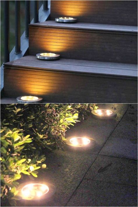 10 best outdoor lighting ideas  pro secrets to design beautiful path, patio, deck, garden  backyard with low voltage LED  solar landscape light fixtures! - A Piece of Rainbow #gardendesign #landscaping #gardenpath #gardens #gardening #curbappeal #landscape #diy #outdoorlights #outdoorlighting #vintagewedding #weddingdecor #weddingdecorations #bohemian #bohemiandecor #lantern #candle #lighting outdoor projects, landscaping, gardening, curb appeal Path Lighting Ideas, Sidewalk Lighting, Mason Jar Garden, Decorative Solar Lights, Outdoor Pathway Lighting, Garden Playhouse, Outdoor Lighting Ideas, Landscape Diy, Solar Spot Lights