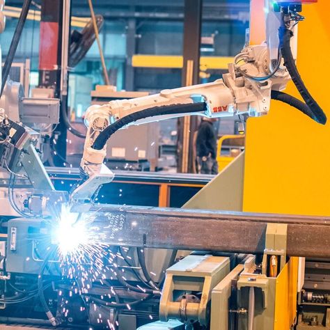 Robotic Welding for Structural Steel Fabrication | PeddiAssembler | Peddinghaus Robot Parts, Robotic Welding, Structural Steel, Steel Fabrication, Steel Beams, Training Video, Material Handling, Human