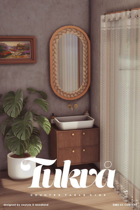 ❤ ᴀᴠᴀʟɪᴀʙʟᴇ ᴏɴ ᴍʏ ᴘᴀᴛʀᴇᴏɴ ❤ Sims 4 Wooden Furniture Cc, Sims 4 Cc Living Room Furniture, Sims 4 Counters, Boho Sims 4 Cc, Sims 4 Table, Floating Counter, Latin Decor, Sink For Bathroom, Furniture Cc