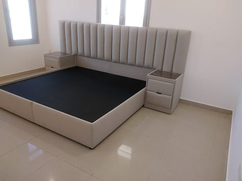 Upholstery Beds Modern, Bed And Almirah Combination, Leather Bed Back Design, Somier Cama Ideas, Latest Bed Designs Modern, Bed Designs India, Bed Cushion Design, Furniture For Room, Cheap Bed Frame