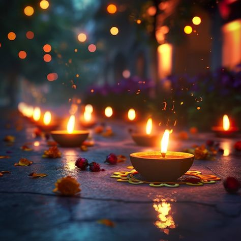 A city is destroyed by fire and the sky is dark and cloudy generative ai image | Premium AI-generated image Diwali Aesthetic, Diwali Cards, Diwali Pictures, Diya Lamp, Diwali Photos, Diwali Lights, Diwali Diya, Happy Friendship, Happy Friendship Day