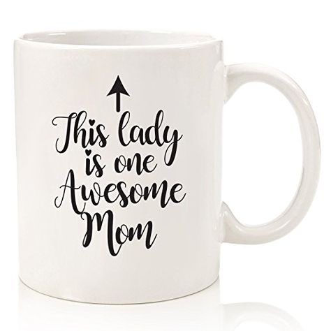 One Awesome Mom Coffee Mug - Great Birthday Gift Idea For... https://www.amazon.com/dp/B076VXN24G/ref=cm_sw_r_pi_dp_U_x_xkzkAbN2N46CS Christmas Gift Ideas For Men, Novelty Cups, Awesome Mom, White Elephant Gifts Exchange, Christmas Coffee Bar, Good Birthday Presents, Mom Coffee Mug, Unique Gifts For Mom, Best Mothers Day Gifts