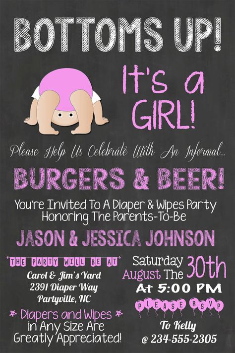 Up Baby Shower, Baby Bbq, Diaper Party Invitations, Diaper Party, Ideas Baby Shower, Bbq Invitation, Baby Shower Bbq, Coed Baby Shower, Pamper Party