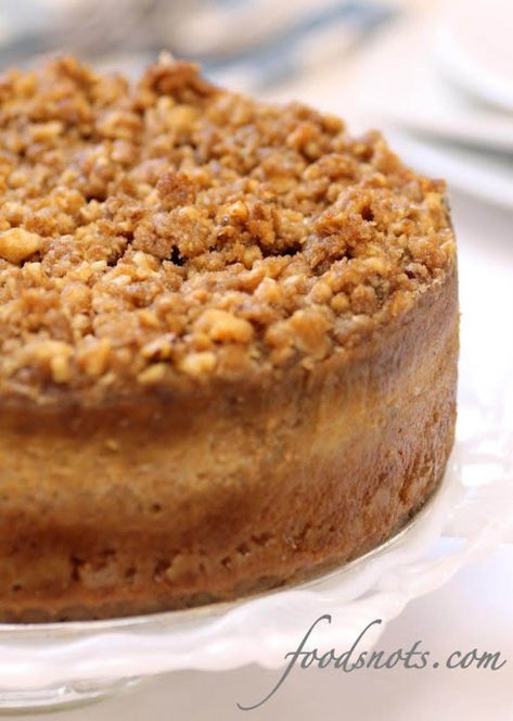 Pumpkin Walnut Cheesecake #justapinchrecipes Walnut Cheesecake, Walnut Cheese, Homemade Chicken And Dumplings, Caramel Apple Cake, Apple Season, Turkey Recipes Thanksgiving, Baking Sweets, Apple Cake, Caramel Apple