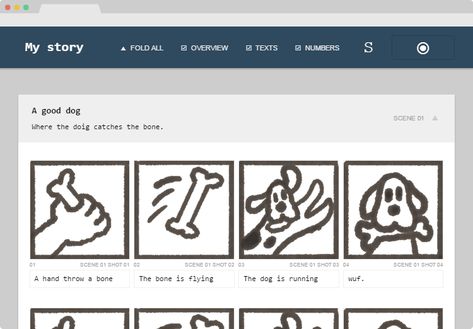 Storynator - A simple storyboard editor Storyboard Ideas Simple, Simple Storyboard, Storyboard Ideas, Camera Movements, Corporate Videos, Story Board, Simple Stories, Comic Book Artists, Digital Art