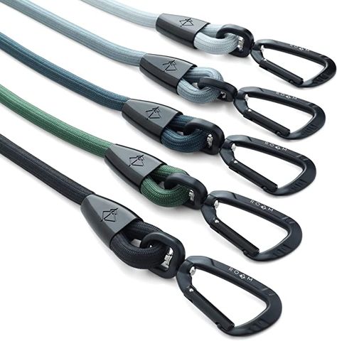 Amazon.com : MADE TO ROAM Premium PillowWalk Leash - Ultra Soft Dog Leash with Aviation Aluminum Carabiner for Small, Medium, Large Dogs - Oregon Haze, 6ft (Rubber Coated Metal Clamps) : Pet Supplies Cool Dog Leashes, Pet Essentials, Soft Dog, Dog Things, Thick Rope, Pet Care Tips, Be Gentle, Small Business Branding, Classic Metal