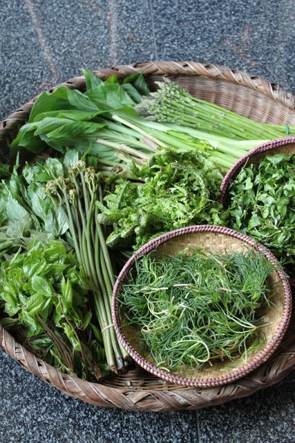 Japanese Vegetables, Spices And Herbs, Beltane, Green Vegetables, Fruit And Veg, Beautiful Food, Fruits And Veggies, Fresh Herbs, Japanese Food