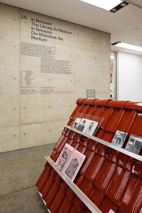 Publishing as an Artistic Toolbox: 1989-2017. An exhibition at the Kunsthalle Wien Infographic Typography, Sport Bar Design, Window Display Design, Design Infographic, Creative Display, Modern Chinese, Graphic Design Lessons, Store Fixtures, Installation Design