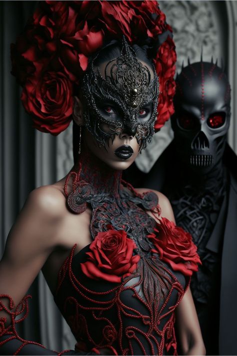 Masquerade Ball Dresses And Masks, Masquerade Headpiece, Masquerade Mask Full Face, Masquerade Vampire, Halloween Backgrounds Wallpapers, Masquerade Mask Makeup, Vampire Makeup Ideas, Gothic Masquerade, Halloween Nails 2022