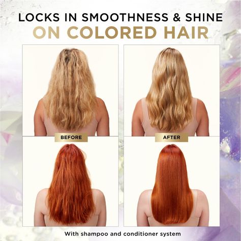 ILLUMINATE COLOR WITH BIOTINProtect color-treated hair and preserve its vibrancy each time you condition. This nutrient-infused, sulfate-free formula contains a blend of pro-vitamin B5 and biotin. These ingredients work together to provide the protective nourishment necessary to keep color-treated hair looking vibrant and fresh. Gently remove unwanted oil and unlock hydrated, luscious locks that feel like you just left the salon - but without the price tag.Our gentle formula uses 0% sulfated cleansers, silicones, parabens, mineral oil, and dyes. The nourishing, color-safe formula helps lock in smoothness and shine to protect brilliant color from premature fading and dullness. Crisp, lively citrus fragrances with each use.Ideal for color-treated hair. Gentle enough for all hair types includ Color Safe Shampoo, Biotin Shampoo, Citrus Fragrance, Color Treated Hair, Vitamin B5, Color Care, Sulfate Free, Treated Hair, The Salon