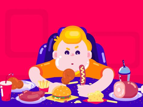 Eat Food by HAC TAM Eating Animation, Eating Gif, Adventure Time Characters, Food Challenge, Illustration Food, Motion Design Animation, 2d Animation, Aesthetic Gif, Motion Graphics