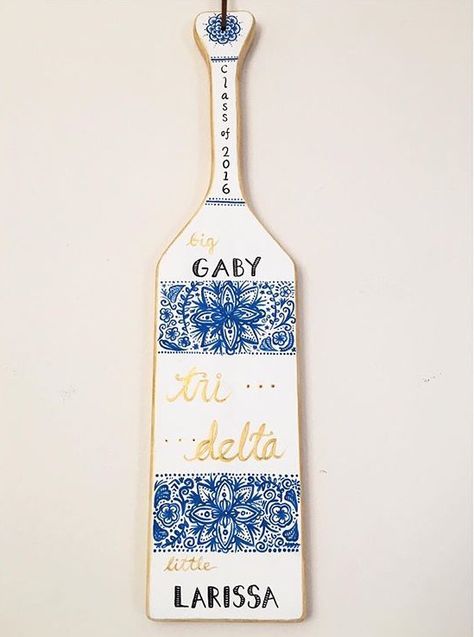 Dphie Paddle, 21 Paddle Sorority, Crescent Ideas, Paddle Sorority, Paddle Ideas, Tri Delt, Sorority Ideas, Sorority Paddles, Delta Phi Epsilon