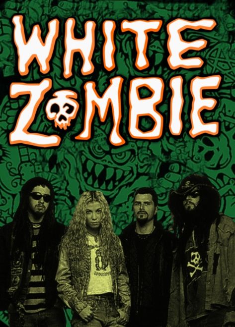 White Zombie Poster, Rob Zombie Fan Art, Rob Zombie Wallpaper, Rob Zombie Poster, 31 Rob Zombie, White Zombie Band, Punk Rock Wallpaper, Rob Zombie Art, Zombie Poster