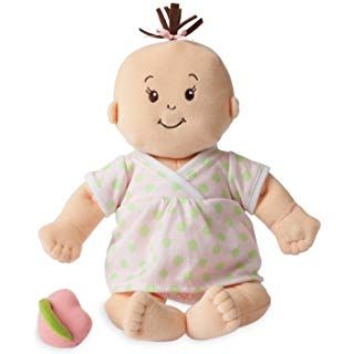 Manhattan Toy Baby Stella Peach Soft Nurturing First Baby Doll for Ages 1 Year and Up, 15": Manhattan Toy: Amazon.ca: Toys & Games Stella Doll, Baby Stella Doll, Soft Baby Dolls, Baby Stella, Best Educational Toys, Toy Baby, Manhattan Toy, Soft Dolls, First Baby