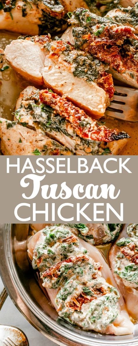 Tomatoes And Cream Cheese, Cream Cheese Spinach, Hasselback Chicken, Baked Chicken Breasts, Stuffed Chicken Breast Spinach, Easy Whole 30 Recipes, Chicken Kitchen, Tender Chicken Breast, Cream Cheese Chicken