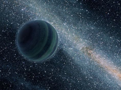 Spaceguy²⁴ on Twitter: "A Jupiter-like rogue planet wandering alone in the dark of space. There could be 50 billion such rogue planets adrift in the Milky Way, floating freely without a parent star.… https://t.co/TyAZvLxZAX" Rogue Planet, Planet Pictures, Oort Cloud, Planetary System, Nasa Images, Planets And Moons, Gas Giant, Alone In The Dark, Black Holes