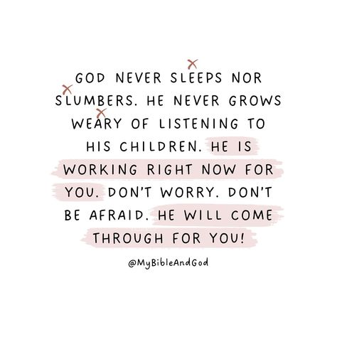 If there’s anything I know about God, I know that He always comes close to those who suffer. He’s never tired of listening to His children. So keep your eyes open for Him. God is working right now! Don’t worry. Don’t be afraid. He is working on your behalf. The Lord is on your side and He knows about all your worries and your suffering, and He is going to provide you with comfort on every side. 👉 The Lord will save you because your prayers have gone before Him. He will turn His ears to your... The Lord Will Provide Quotes, God Is Not In A Hurry You Are, Bible Education, Praying Woman, God Is Working, I Love You Lord, Keep Your Eyes Open, God Things, Comforting Bible Verses