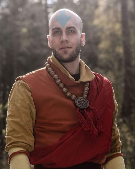 Adult Aang, Atla Cosplay, Aang Cosplay, Katara Costume, Diy Costumes Men, Aang And Katara, Modern Rockabilly, Avatar Ang, Avatar Cosplay