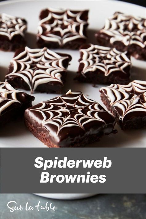 Chocolate Brownies Recipe, Brownies Recipe, Halloween Spider Web, Bake Sale, Halloween Spider, Fall Favorites, Chocolate Brownies, Brownie Recipes, Spider Web