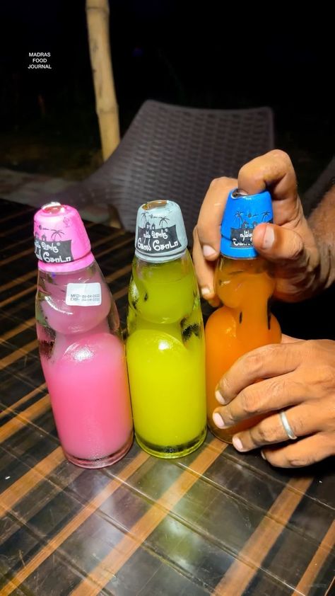 Goli Soda Bottles, Goli Soda, Chennai Food, Soda Bottle, Soda Bottles, Food Journal, Gatorade Bottle, Tag Someone, Chennai