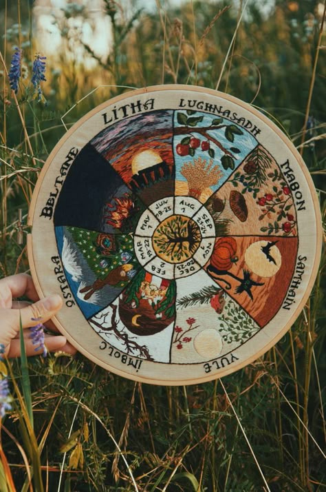 Pagan Embroidery, Celtic Holidays, Pagan Wheel Of The Year, Alder Tree, Witch Gift, Witchy Crafts, Wheel Of The Year, Witch Stuff, Witch Aesthetic