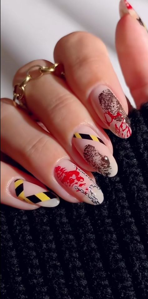 Scene Nails, Halloween Nails Spooky, Rodeo Nails, Nails Spooky, Emoji Nails, Spooky Nails, Hallowen Ideas, Cute Simple Nails, Nails Halloween