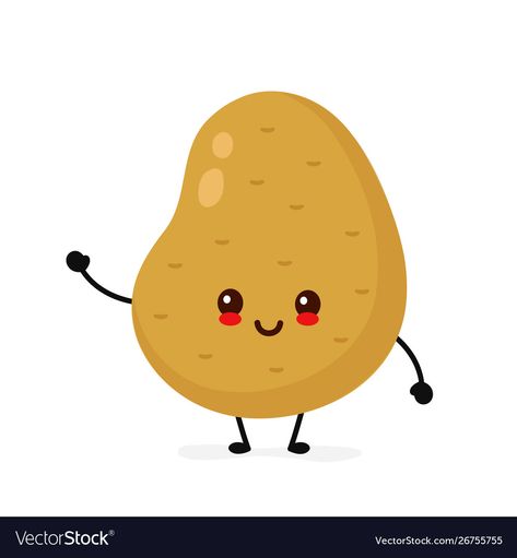 Potato Character, Happy Potato, Cartoon Character Illustration, Cute Potato, Background Cute, Change Is Hard, Maren Morris, Practical Magic, 로고 디자인