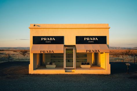 Prada Marfa at sunrise, Valentine, Texas Prada Marfa Sign, Marfa Prada, Marfa Texas, Prada Marfa, Music Festival Poster, Texas Art, Hotel Motel, White Car, Posters Framed