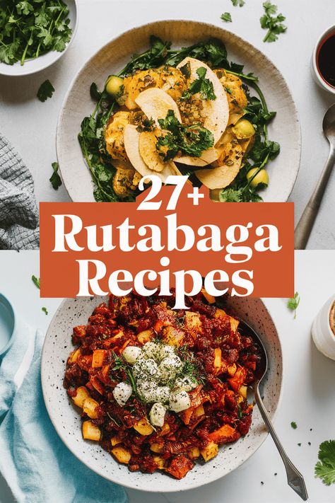 27+ Feel-Good Rutabaga Recipes That Will Brighten Your Dinner Table

Brighten your dinner table with these tasty rutabaga recipes! From creamy soups to roasted veggies and flavorful casseroles. there's something for everyone. Enjoy healthy meals packed with nutrients that the whole family will love. Perfect for cozy nights and gatherings. these dishes will make your kitchen smell amazing! Root vegetables shine! https://foodeau.com/rutabaga-recipes Roasted Rutabaga Recipes, Rutabaga Gnocchi, Rutabaga Recipes Southern, Quick Pozole Recipe, Rutabaga Soup, Mashed Rutabaga, Rutabaga Recipes, Roasted Rutabaga, Creamy Soups