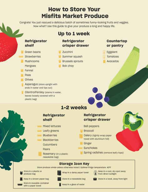 The Ultimate Fresh Produce Storage Guide - Misfits Market - Blog Fresh Produce Storage, Misfits Market, Produce Storage, Vegetable Storage, How To Store, Organic Fruit, Blog Marketing, Fresh Produce, Food Waste