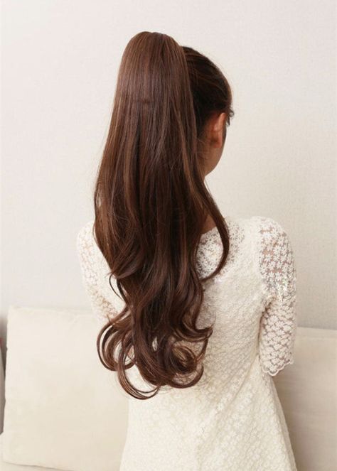 Brown Ponytail, Hair Elegant, Elegant Hairstyle, High Ponytail Hairstyles, Square Face Hairstyles, Hairstyles For Layered Hair, Hair Up Styles, Beautiful Long Hair, Different Hairstyles