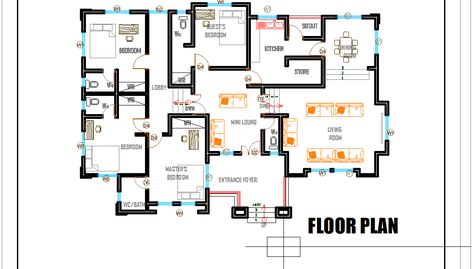 Please Criticize This Four Bedroom Bungalow Plan? - Properties (2) - Nigeria Four Bedroom Bungalow Floor Plan, Four Bedroom House Plans Modern Bungalow, 4 Bedroom Bungalow Floor Plans Modern, 4 Bedroom Duplex House Plans In Nigeria, 4 Bedroom Bungalow House Plans In Nigeria, Four Bedroom Bungalow House Plans, 5bedroom House Plans, 5 Bedroom Duplex Floor Plans, 5 Bedroom Bungalow Floor Plan