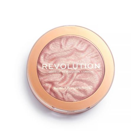 Makeup Revolution Highlighter, Revolution Highlighter, Pink Skin Tone, Highlight Powder, I Heart Revolution, 10 Million Dollars, Revolution Makeup, Best Highlighter, Makeup Revolution London