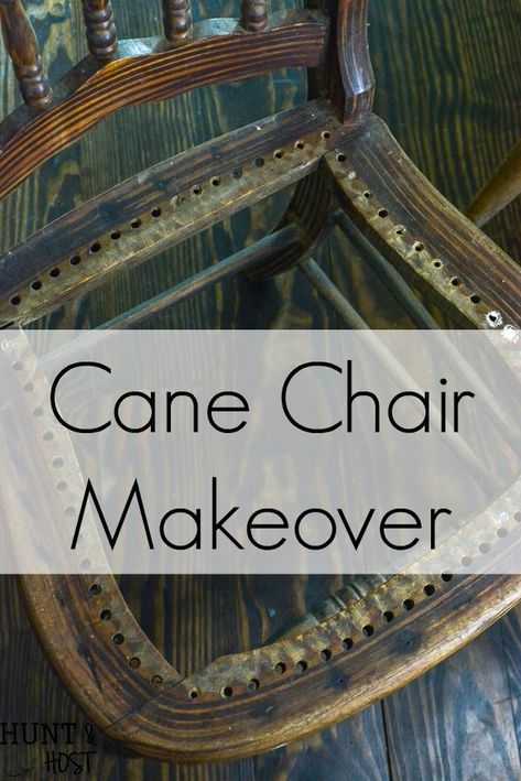 Cane Chair Makeover - Salvaged Living Cane Chair Redo, Cane Chair Makeover, Woodworking Photography, Woodworking Signs, Woodworking Beginner, Woodworking At Home, Woodworking Gifts, Woodworking Quotes, Woodworking Hacks