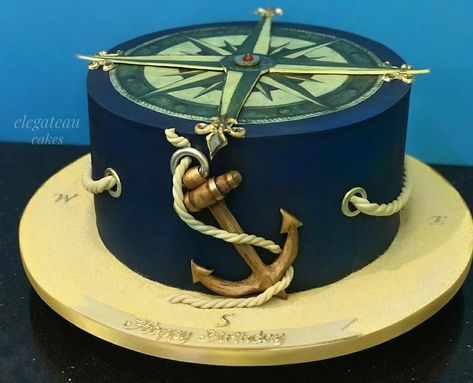 Boat Birthday Party Ideas Decoration, Nautical Birthday Cakes, Sailor Cake, Bon Voyage Cake, Marine Cake, Navy Cakes, Military Cake, Modern Birthday Cakes, Boat Cake