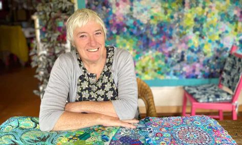 A new start after 60: I turned my homely lifestyle into a global phenomenon | Life and style | The Guardian Last Homely House Quilts, Batik Scrap Quilts, The Last Homely House Kate Jackson, The Last Homely House, Last Homely House, Homely House, Postcards From Italy, Ocean Quilt, Kate Jackson