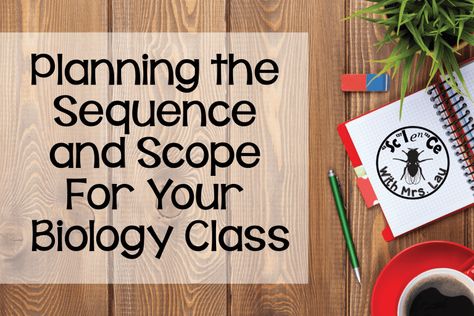 Scope and Sequence in my Biology Class - Science and Math with Mrs. Lau Highschool Biology, Science Gadgets, Scope And Sequence, School Biology, Homework Worksheets, Biology Classroom, High School Biology, Secondary Science, Third Grade Science