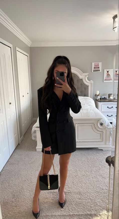 204da255aea2cd4a75ace6018fad6b4ddesc52308542ri Tube Dress With Blazer, Dress With Blazer, Job Outfits, Black Tube Dress, Classy Wear, Clubbing Outfits, Stylish Summer Outfits, Black Tube, Arabic Funny