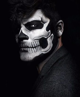 Skeleton Face Paint, Glam Skull, Jumbo Pencil, Jumbo Eye Pencil, Eyeshadow Crayon, Scary Clown Makeup, Halloween Makeup Diy, Skeleton Makeup, Beauty Hacks Skincare